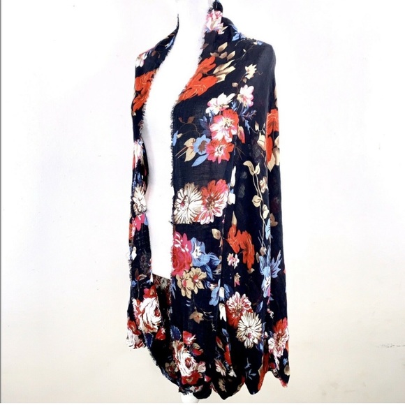 Free People Sammy Raw Edge Kimono - Picture 4 of 6